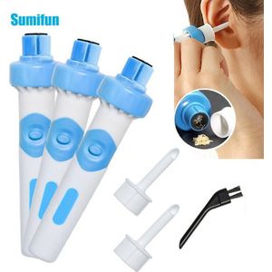 Sumifun 1/3/5 Sets Elektrische Ear Wax Cleaner Zachte Veiligheid Vacuüm Pijnloos Oorsmeer Schoonmaken Pick Oor Lepel Vuil Vloeistof remover