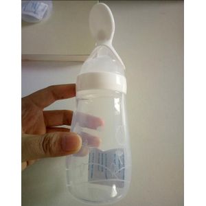 Rosiky 125 ml Baby silicone voedsel container rijstgraangewas melk zuigfles zuigfles