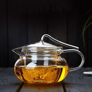 450 ml Glazen Pot Hittebestendig Dikker Clear Glas Theepot met Filter Waterkoker/Theeceremonie Drinkware Theewaar Als decor