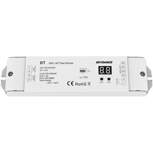 Triac Dali Dimmer 220V 110V 230V Ac 1 Kanaal 1.2A 288W Numeriek Display Voor Led Lamp halogeenlampen Dt Dali Ac Triac Led Dimmer
