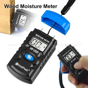 HoldPeak Hout Vochtmeter Tester hoge Precisie Naald Probe Water Inhoud Instrument Papier Doos Houten Vloer Vochtigheid Tester