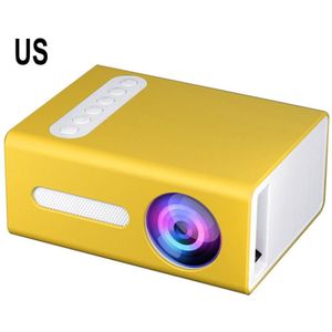 Geel T300 Draagbare Projector High Definition Efficiënte Led Projector Multi Interface Video Home Theater Projector