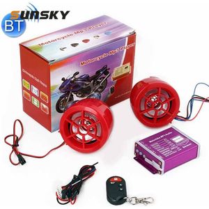 Motorfiets MP3 Anti-Verloren Gemodificeerde Audio, Ondersteuning Bluetooth En Tf Card &amp; U Disk Reader &amp; Fm