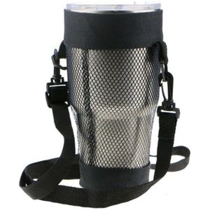 1xShoulder Carrier Mok Houder Tas Water Fles Carry Mesh Net Voor RTIC \ u200b Yeti SIC 30 Oz Tumbler rambler Voor Outdoor Wandelen