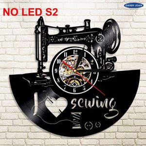 Ik Liefde Naaien Led Verlichting Kleur Veranderende Wandlamp Afstandsbediening Led Backlight Moderne Klok Interieur Decor