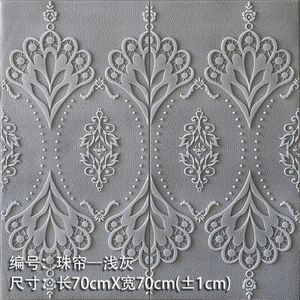 Zelfklevende 3D Muurstickers Pvc Waterdichte Schuim Behang Europese Muurstickers Woonkamer Tv Achtergrond Decor Panelen Baksteen