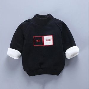 Kinderen Hoodies Sweatshirt Herfst Winter Jongens Meisjes Brief Afdrukken Sweatshirts Cotton O-hals Kids Baby Warm Tops