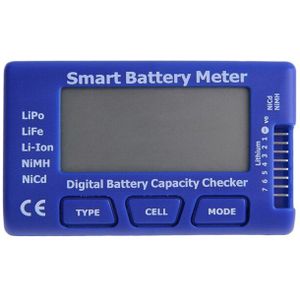 Digitale Batterij Tester Batterij Checker Controller Lcd Voor Lipo Life Li-Lon Nicd Nimh Lcd Digitale Batterij Capaciteit Checker