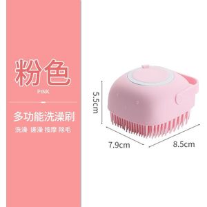 Siliconen Bad Borstel Bad Sub Bottelen Terug Bad Borstel Zachte Haar Massage Bad Scrub Borstel Silicon Bad Body Brush Bad borstel