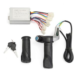 36V 800W Elektrische Scooter Accessoires Motor Brushed Controller & Throttle Twist Grip Voor Elektrische Scooter Fiets