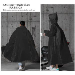 Long Style Raincoat EVA Waterproof Zipper Hooded Rain Poncho Motorcycle Raincoat Portable Rainwear For Women Men