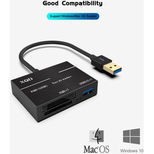 Usb 3.0 Naar Xqd Sd Sdhc High Speed Kaartlezer USB3.0 U Flash Disk Camera Computer Kit Adapter Voor Sony G Serie Lexar Xqd Kaarten