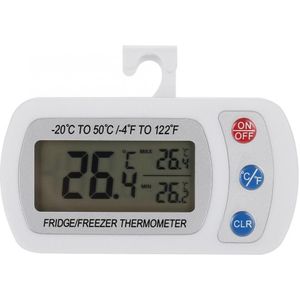 Hygrometer Keuken Grote LCD Koelkast Koelkast Vriezer Digitale Thermometer met Verstelbare Stand/Hanger Thermostaat