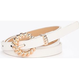 Retro Bloem Gouden Gesp Riem Vrouwen Mode Pu Pin Gesp Riemen Vrouwelijke Jeans Jurk Brand Tailleband 2022