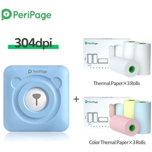 304Dpi Peripage A6 Label Printer High Definition Printing Thermische Mini Printer 2 &quot;Foto Factuur Printer Voor Android En iphone