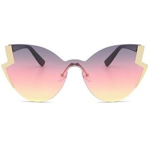Randloze Vlinder Zonnebril Mannen Vrouwen Shades UV400 Vintage Bril 47946