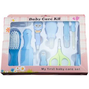 10 PCS/Baby Grooming Care Manicure Set Baby Gezondheidszorg Speciale Nagelknipper Kam Emery Haarborstel tool Pasgeboren Veiligheid Zorg