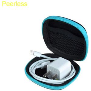 Weergaloze Willekeurige Kleur Clip Houder Clip Dispenser Tassen Hoofdtelefoon Oortelefoon Kabel Oordopjes Storage Bag Bureau Organizer