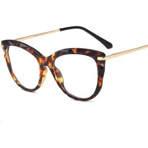 Lnfcxi TR90 Vrouwen Transparante Brilmonturen Metalen Lente Been Vrouwelijke Crystal Multi Sectie Brillen Frames Óculos