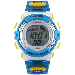 Kinderen Horloge Jongens Casual Dial Digitale Led Sporthorloge Kids Alarm Horloge Party School Hombre Reloj Deportivo * een