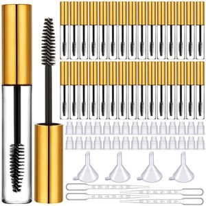 10Ml 30Pcs Lege Mascara Buis Wand Hervulbare Mascara Containers Wimper Creamtube Fles Met 4 Pipetten, 4 Trechters