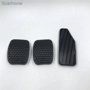 Soarhorse 3 Stks/set Accelerator Rem Koppeling Pedaal Pads Rubber Cover Voor Suzuki Swift