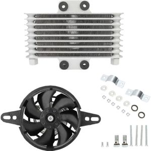 Motorfiets Motorolie Cooler Fan Cooling Radiator Aluminium 125Ml Universal Voor Motorfiets Dirt Bike Atv