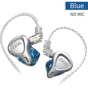 Cca Csn 1BA + 1DD Hybrid Oortelefoon In Ear Oordopjes Monitor Hoofdtelefoon Hifi Ruisonderdrukking Headset Kz Zsnpro Zst Zsx ZS10PRO Cca C12