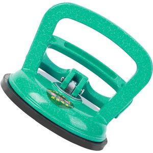 Permanente Magneet Lifter Magnetische Glas Lifter Zuig Puller Moving Tool Aluminium + Rubber Groen Standaard