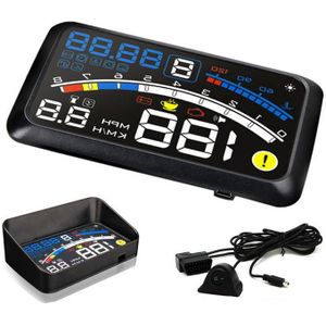 Originele 5.5 Inch ASH-4E Auto OBD2 Ii Euobd Auto Hud Head Up Display Met Beugel Auto Overspeed Waarschuwing Systeem 4E Hud Auto