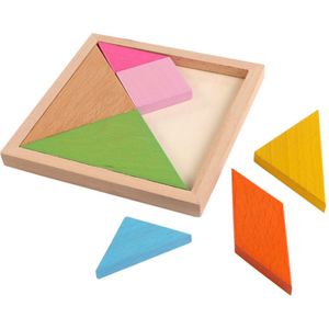 Tangrams Geometrische Vormen Kleur Puzzel Speelgoed Kids Baby Houten Educatief Speelgoed Kinderen Puzzel Developmental Toy
