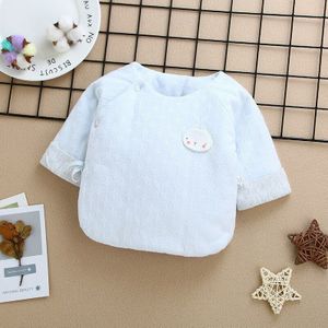 Pasgeboren Baby Kleding Kraam Baby Half Terug Kleding Katoenen Kleding Lace Up Monnik Kleding Tops 0-3 Maanden Baby kleding