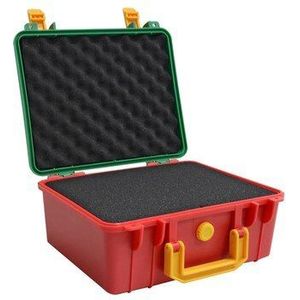 280x240x130mm Veiligheid Instrument Gereedschapskist ABS Plastic opbergdoos Toolbox Verzegelde Tool case doos Met Schuim binnen 4 kleur