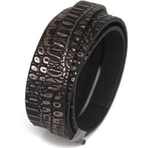 1M Platte Lederen Koord 10*2 Mm Pu Leather Cord Voor Sieraden Maken Touw Diy Craft Sieraden Maken accessoires Bevindingen