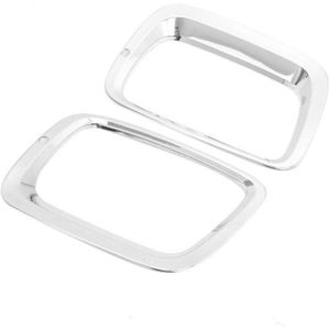 Voor Kia Sorento Chroom Zilver Voorkant Hoofd Mistlamp Lamp Cover Trim Moulding