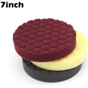 Polijsten Pad Car Polish Pads Zeshoekige Patroon Type Met 6 Inch Haak En Lus Werken Met Auto Polijstmachine Buffer Voor buffing