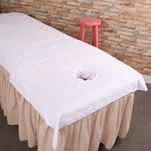 Schoonheidssalon Handdoek Met Gat Microfiber Zachte Absorberende Massage Fysiotherapie Sneldrogende Badhanddoeken Bed Cover