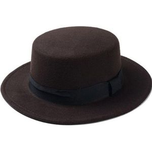 Lente Zomer Sombrero Strand Zon Hoeden Voor Vrouwen Winter Vintage Hat Fedora Wolvilt Brede Rand Bowler Kerk Cap Chapeu