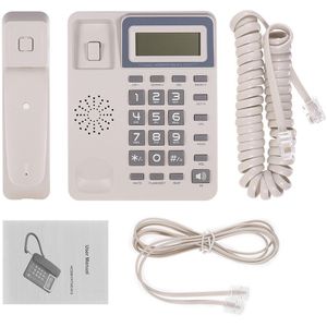 Aibecy - Desktop Snoer Vaste Telefoon - Met LCD-scherm - Handsfree - Calculator Functie