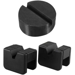 3Pcs Auto Rubber Disc Pad Auto Voertuig Aansluitingen Pad Adapter Tool - 2 Stuks 63X44X50mm X 17Mm & 1Pcs 60Mm X 2M X 8Mm