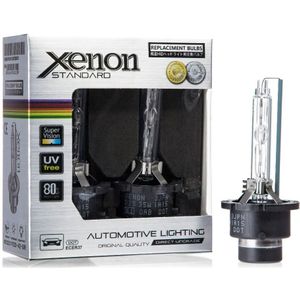 D2S D4S HID Xenon koplamp Lamp Hoge Helderheid Bi-xenon Projector Lens Vervanging lamp met metalen houder 4300 K 6000 K 8000 K