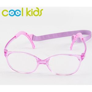 Cool Kids Optische Brilmontuur Ovale Flexibele Bril Frame Voor Kid Meisje TR90 Licht Kinderen Bril Veiligheid Eyewear Frame K20
