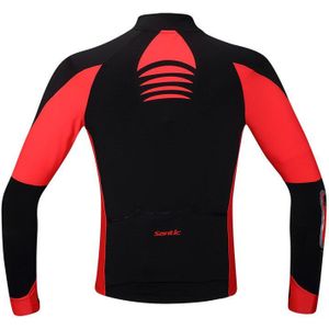 Santic Mannen Winter Fietsen Jas Thermische Fleece Mountainbike Jas Winddicht Windbreaker Fietsen Kleding Jas Jas