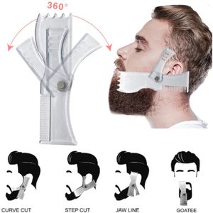 Roterende Baard Styling Kam Kan Worden Aangepast Op Verschillende Hoeken Baard Styling Kam Baard Styling Heerser