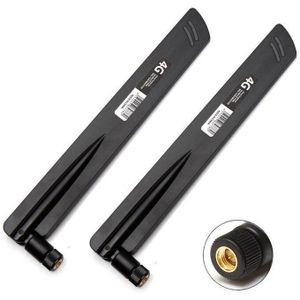 2Pcs 4G Antenne High Gain 38dBi 700-2700Mhz Sma Male Voor Draadloze Netwerkkaart Wifi Router hoge Signaal Gevoeligheid