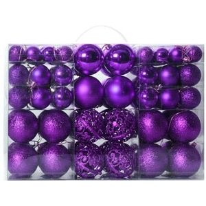 100 Stks/set Kerst Bal Box Kerstboom Ornament Gouden Glitter Bal Huis Tuin Kerstversiering Jaar