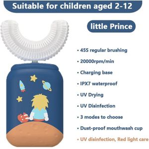 Elektrische Tandenborstel Zachte Haren Volautomatische Kids Batterij Waterdicht Sonische Tandenborstel Withtooth Borstels Vervanging Thuisgebruik