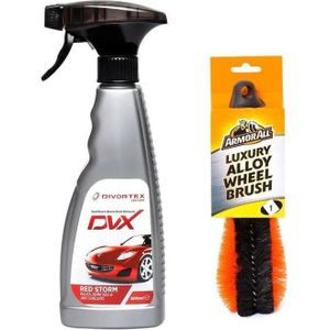 Divortex Rode Storm (IJZER UIT) 500 ml. + Armor Alle Luxe Lichtmetalen Wiel Borstel