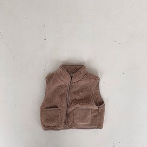 Winter Kids Vest Fleece Kinderen Jas Mouwloze Baby Peuter Jas Warm Meisje Jongen Warm Vest Dikker Kinderkleding