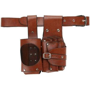 Kapper Tool Riem Kapper Professionele Pu Waterdicht Taille Pouch Voor Schaar Kam Clip Opslag